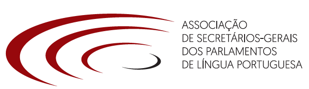 Logotipo Associação de Secretários Gerais dos Parlamentos de Língua Portuguesa